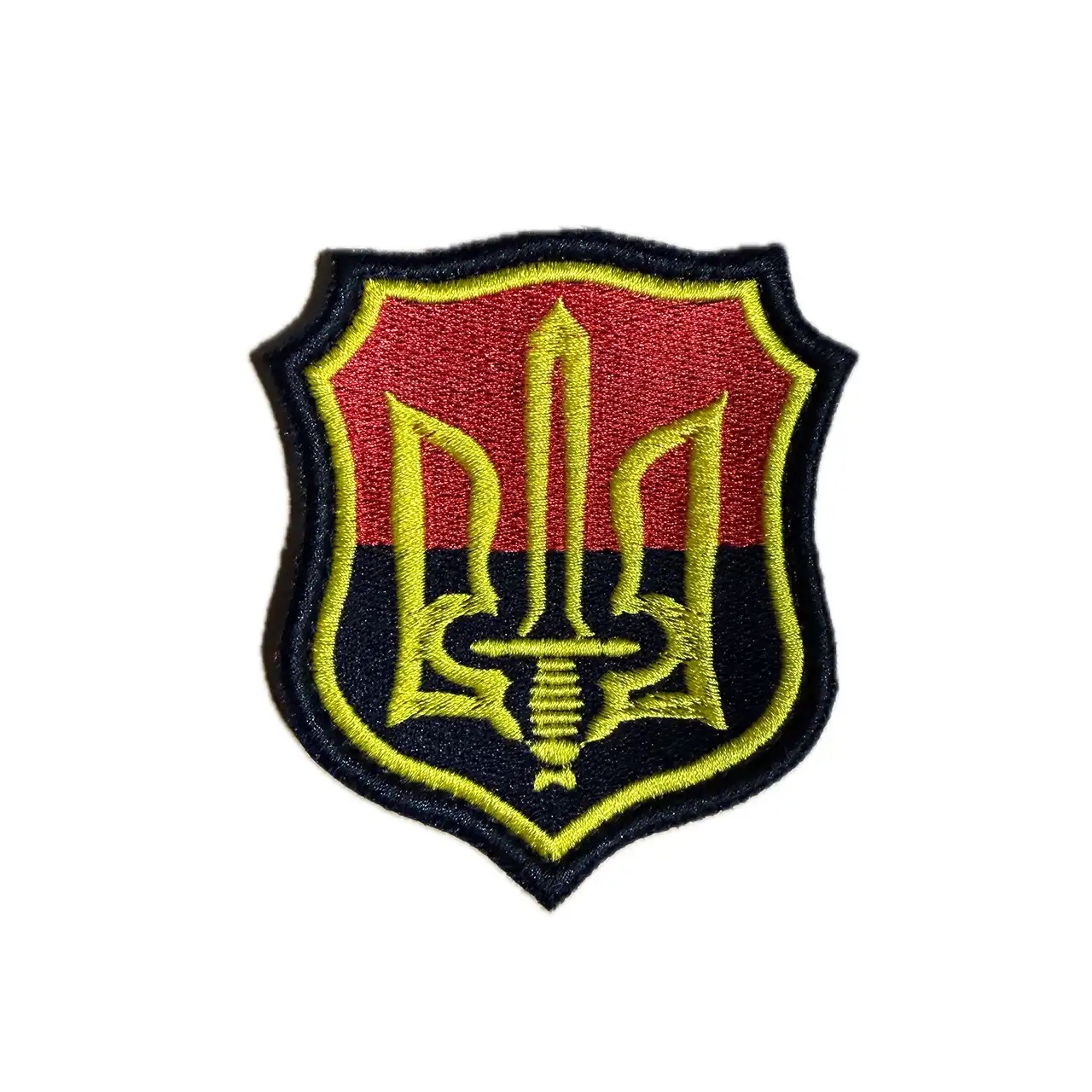 Шеврон "Тризуб червоно-чорний" Шеврон "Тризуб червоно-чорний"