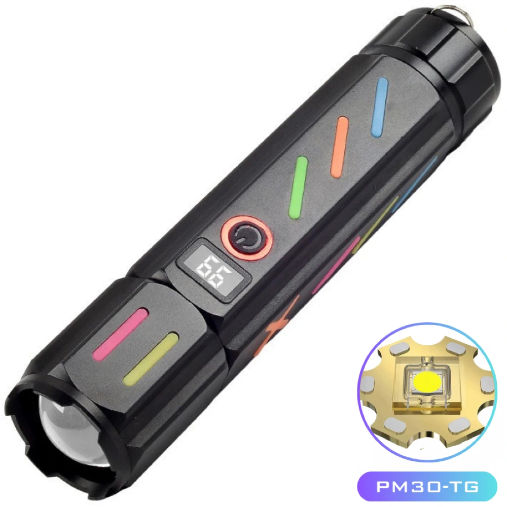 Ліхтар в руку NIGHT VISION FLUORESCENCE 530 WHITE LAZER LED PM30-TG